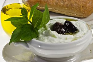 Tzatziki Greek appetizer, also used as a sauce